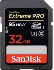 SanDisk Ultra U3 32 GB Extreme Pro SDHC Class 10 95 MB/s Memory Card
