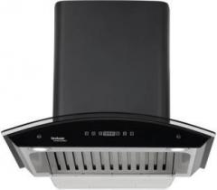 Hindware Cleo Heat Auto clean Chimney 60 cm Black Wall Mounted Chimney (Stainless Steel, Black, 1200 m3/hr)