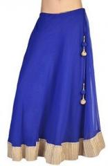 9rasa Blue Solid Skirt women