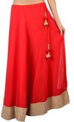 9rasa Red Embellished Skirt women