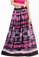 Admyrin Pink Printed Skirt women