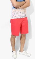 Aeropostale Pink Solid Shorts men