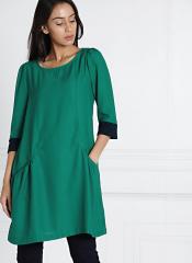 All About You From Deepika Padukone Green Solid Tunic women