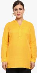 All Yellow Solid Tunic women