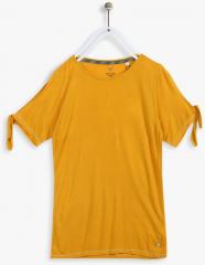 Allen Solly Junior Mustard T Shirt girls