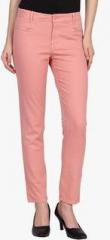 Amari West Pink Solid Coloured Pant women