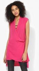 And Pink Solid Tunic women
