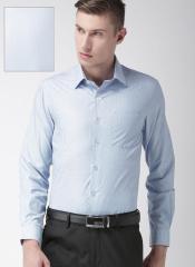Arrow Blue Slim Fit Striped Formal Shirt men
