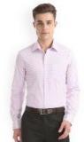 Arrow Pink Slim Fit Checked Casual Shirt men