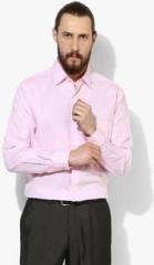 Arrow Pink Solid Regular Fit Formal Shirt men
