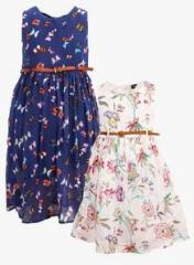 Bella Moda Pack Of 2 Multicoloured Casual Dress girls