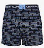 Calvin Klein Underwear Navy Blue Printed Boxer men