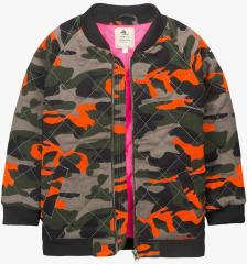 Cherry Crumble olive Printed Open Front Jacket boys