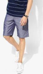 Colorplus Blue Solid Regular Fit Short men