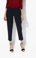Dorothy Perkins Navy Blue Solid Chinos women