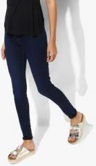Dorothy Perkins Navy Blue Washed Mid Rise Skinny Fit Jeans women