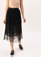 Dressberry Black Lace A Line Skirt women