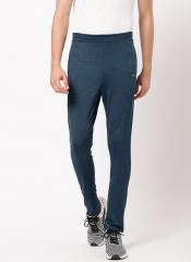Ether Blue Staright Fit Solid Track Pants men