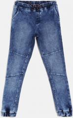 Fame Forever By Lifestyle Blue Mid Rise Clean Look Stretchable Jeans boys