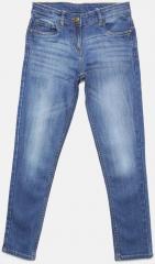 Fame Forever By Lifestyle Blue Slim Fit Mid Rise Clean Look Stretchable Jeans girls