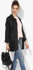 Forever 21 Charcoal Grey Solid Summer Jacket women