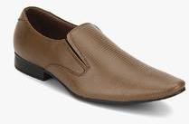 Franco Leone Tan Formal Shoes men