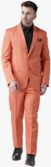 Hangup Peach Solid Suit men