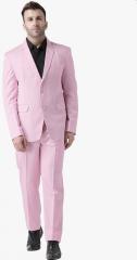 Hangup Pink Solid Suit men