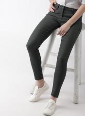 Harvard Charcoal Grey Slim Fit Mid Rise Clean Look Stretchable Jeans women