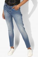 Hrx By Hrithik Roshan Blue Slim Fit Mid Rise Clean Look Jeans women