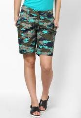 I Know Multi Printed Shorts women