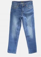 Indian Terrain Blue Regular Fit Mid Rise Clean Look Stretchable Jeans boys