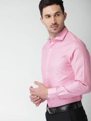 INVICTUS Men Pink Slim Fit Solid Formal Shirt
