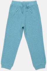 Juniors By Lifestyle Blue Solid Joggers boys