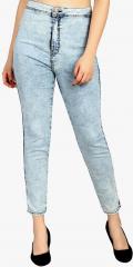 Kotty Blue Skinny Fit High Rise Clean Look Jeans women