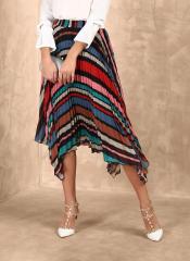 Label Ritu Kumar Multi Colourblocked Flared Skirt women