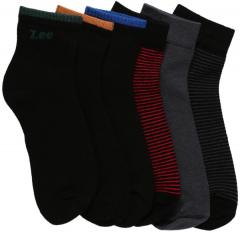 Lee Men Pack of 6 Assorted Ankle Length Socks
