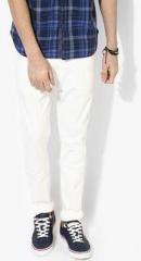 Levis White Solid Skinny Fit Jeans men