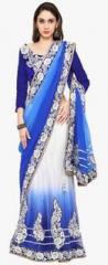 Mahotsav Blue Embellished Saree women
