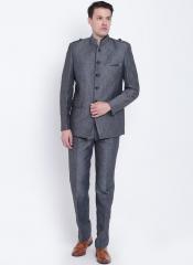 Manish Creations Grey Bandhgala Suit men