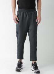 Mast & Harbour Charcoal Grey Regular Fit Solid Track Pants men