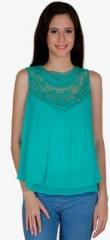 Mayra Green Embroidered Blouse women