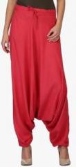 Mineral Red Solid Harem Pants women