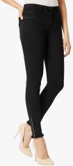 Miss Chase Black Slim Fit High Rise Clean Look Jeans women