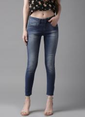 Moda Rapido Ankle Length Skinny Fit Blue Stretchable Jeans women