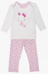 Mothercare Off White Night Suits girls