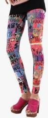 N-gal Multicoloured Printed Legging women