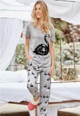 Next Grey Swan Print Pyjama Sets women