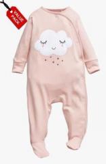 Next Multicoloured Sleepsuits Two Pack With Headband girls