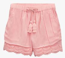 Next Pink Lace Trim Shorts girls